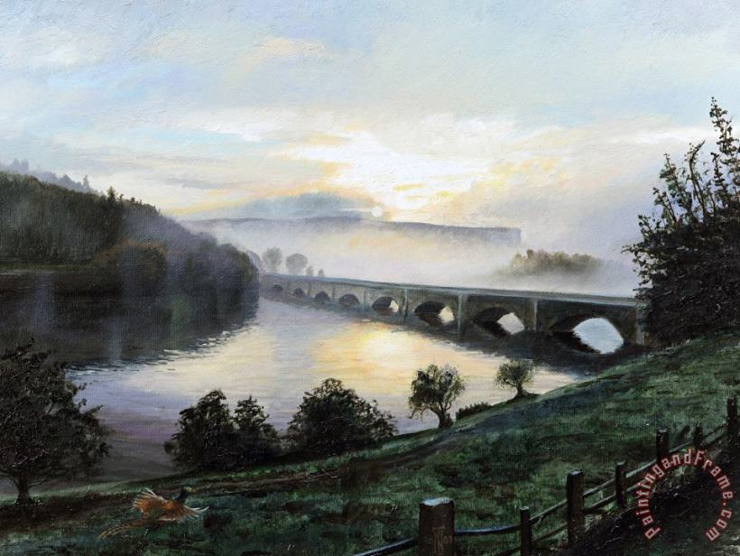 Trevor Neal Early Morning Mist Art Painting
