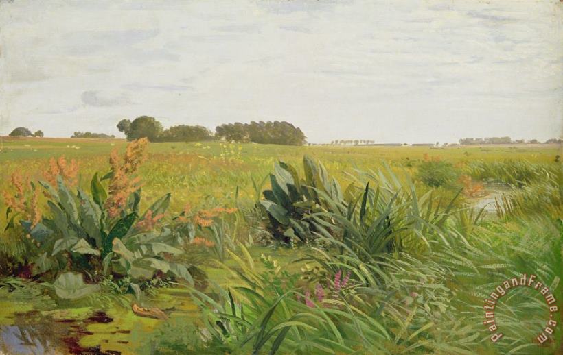 Valentin Ruths Between Geest and Marsh Art Painting