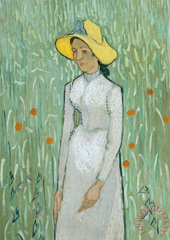 Girl In White painting - Vincent van Gogh Girl In White Art Print