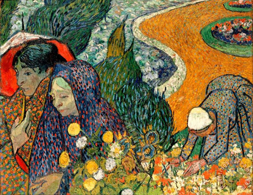 Vincent van Gogh Ladies of Arles Art Painting