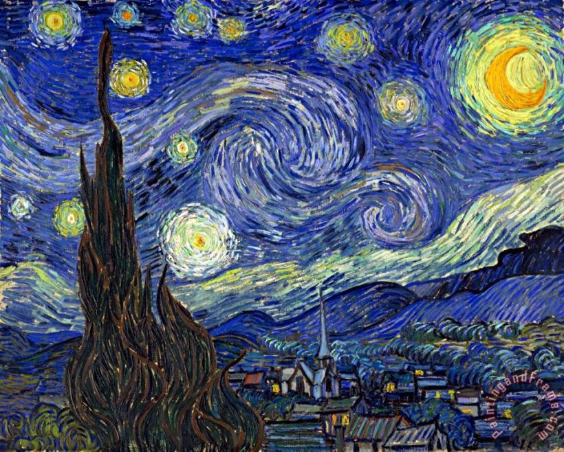 Vincent van Gogh Starry Night Art Print