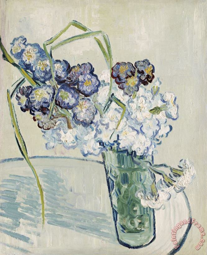 Vincent van Gogh Still Life Vase Of Carnations Art Painting