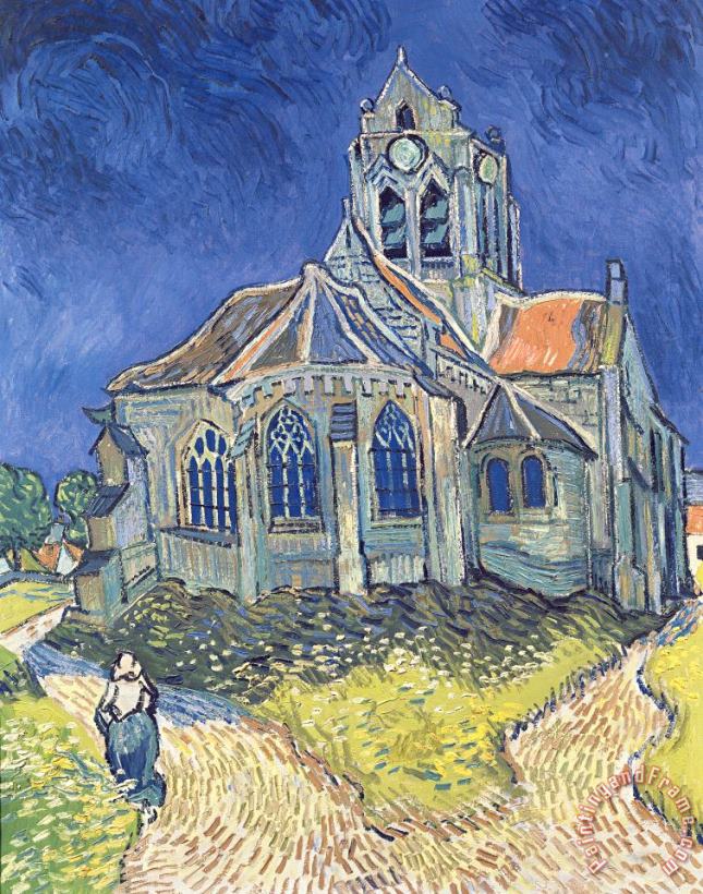 Vincent van Gogh The Church at Auvers sur Oise Art Painting
