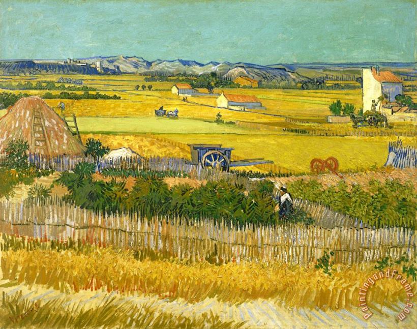 The Harvest painting - Vincent van Gogh The Harvest Art Print