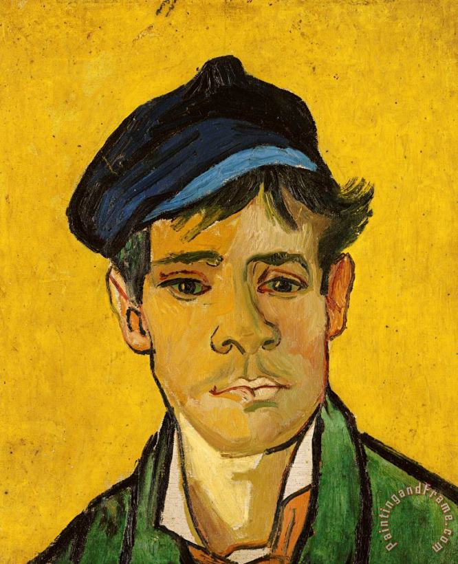 Vincent van Gogh Young Man With A Hat Art Print