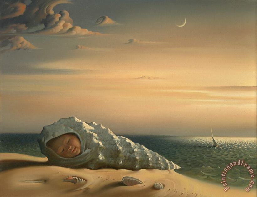 Vladimir Kush Born From The Sea Art Painting