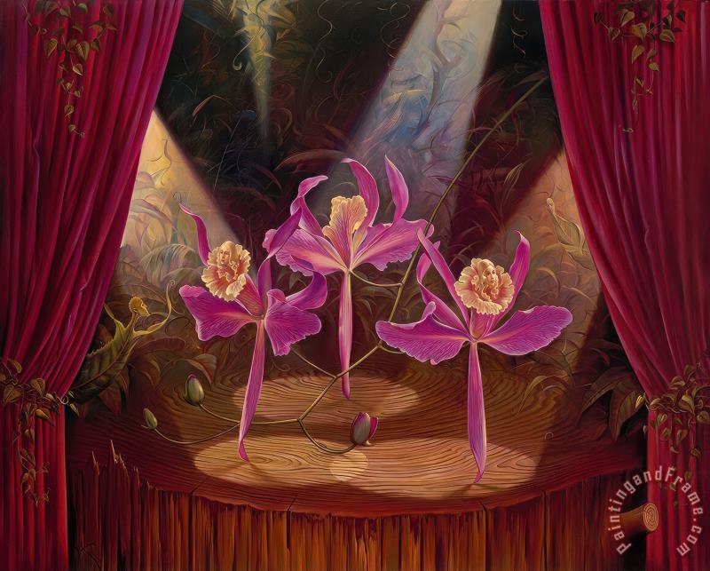 Vladimir Kush Purple Dancers Art Print