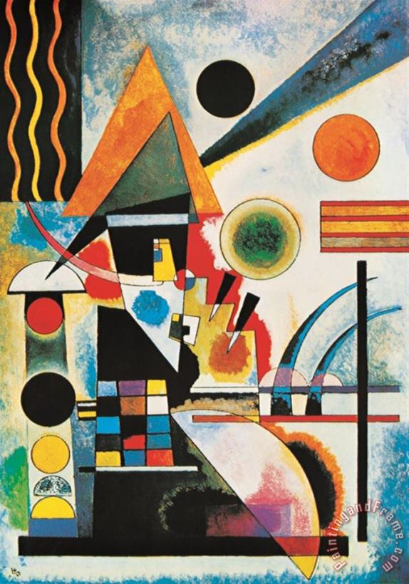 Wassily Kandinsky Balancement painting - Balancement print for sale