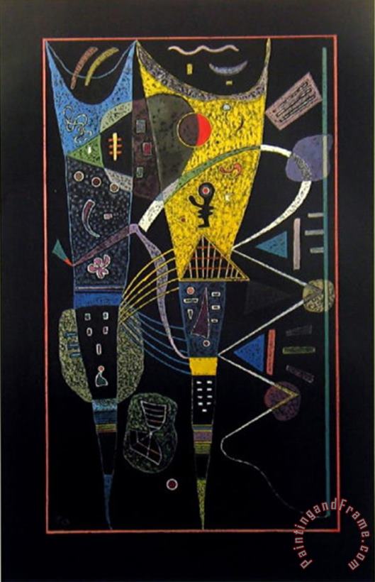 Wassily Kandinsky La Tension Double 1938 Art Print