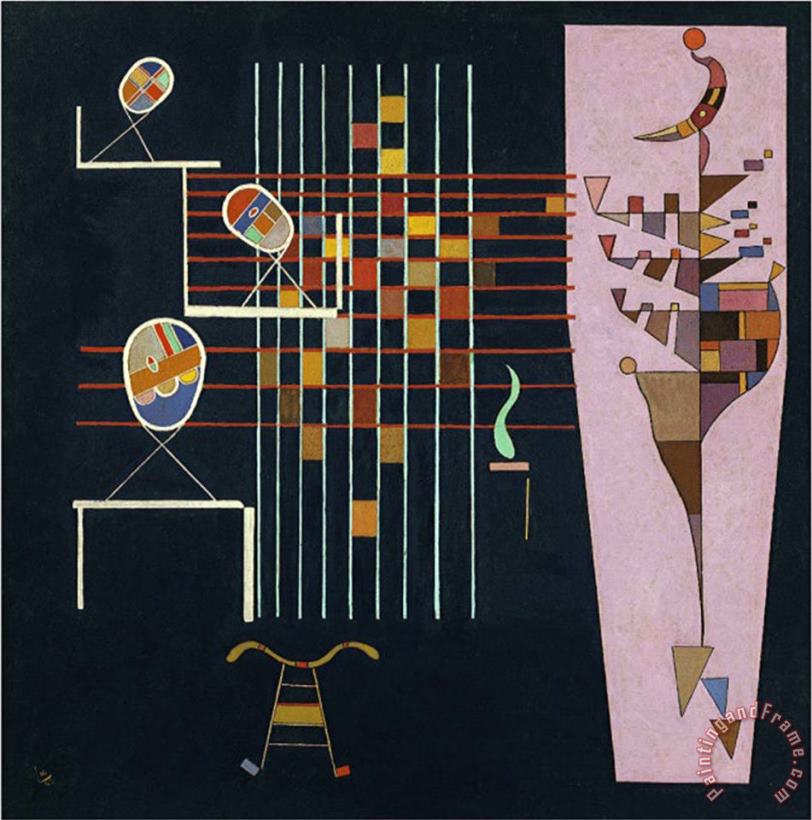 Wassily Kandinsky Les Trois Ovales C 1942 Art Print