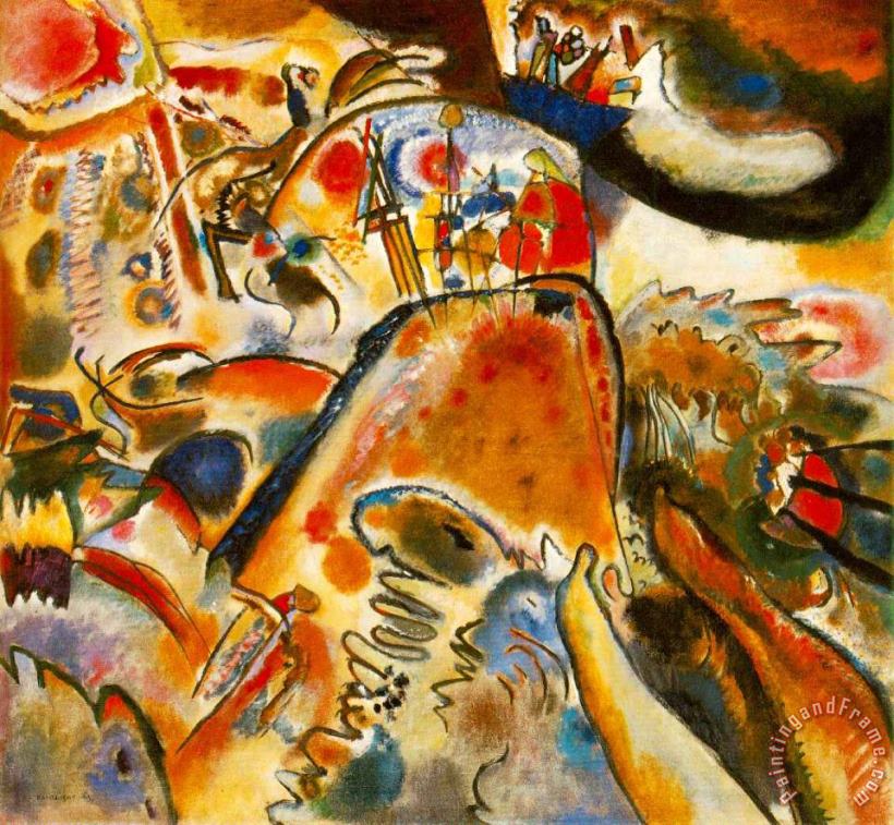 Wassily Kandinsky Small Pleasures 1913 Art Painting