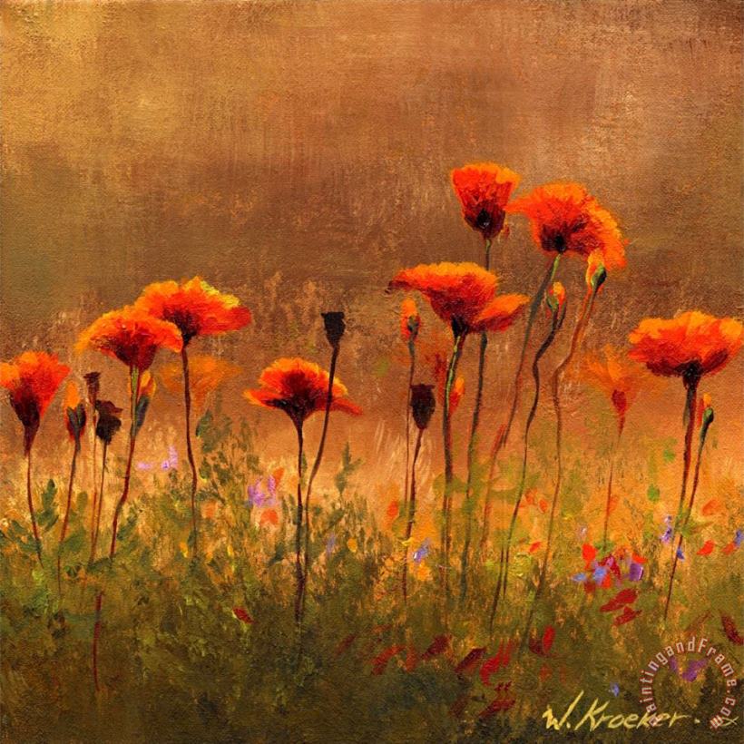 Wendy Kroeker California Poppies 3 Art Painting