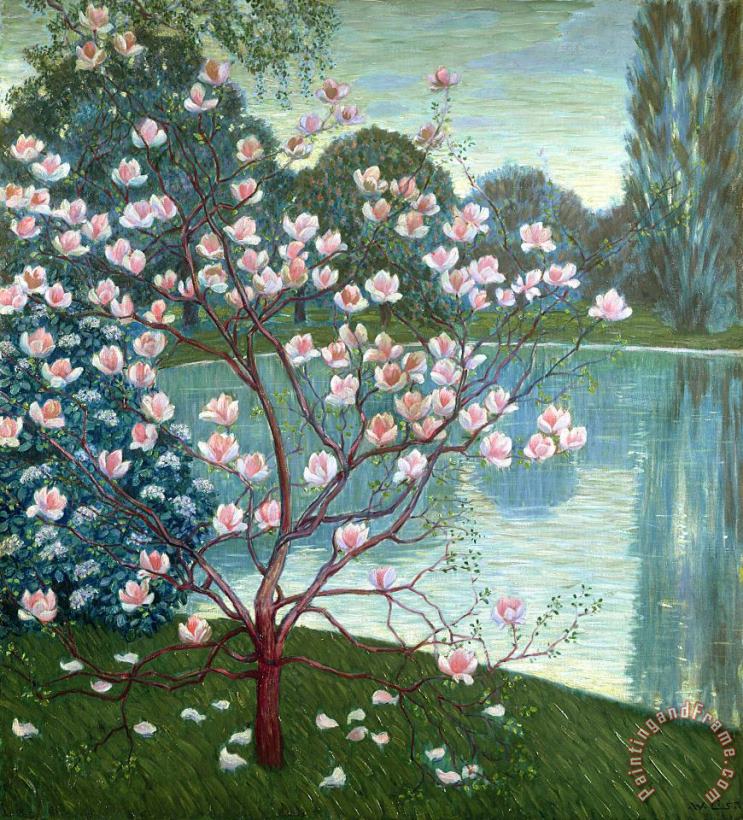 Wilhelm List Magnolia painting - Magnolia print for sale