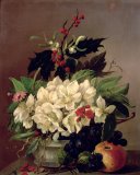 Willem van Leen - Christmas Roses painting