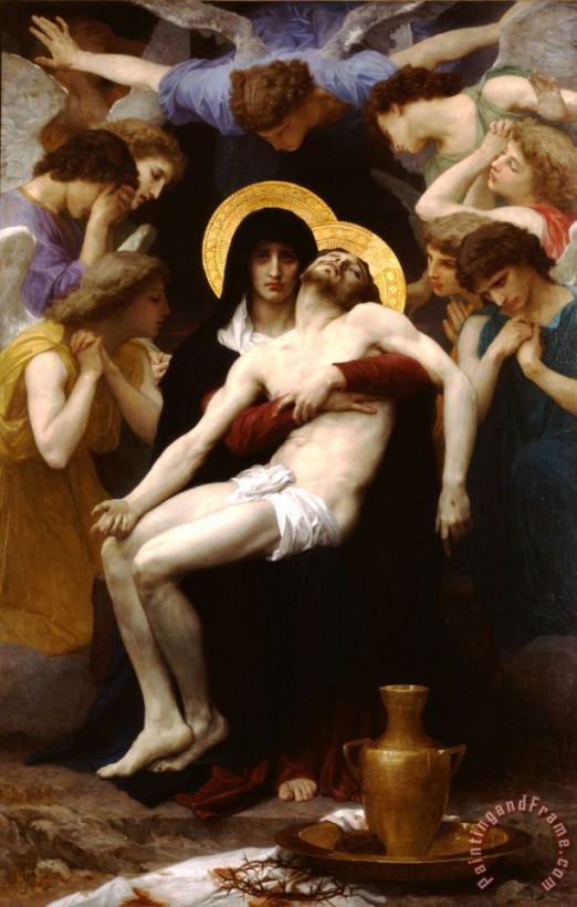 Pieta 2 painting - William Adolphe Bouguereau Pieta 2 Art Print