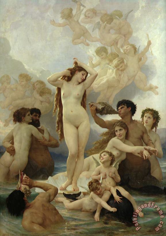 William Adolphe Bouguereau The Birth of Venus Art Painting