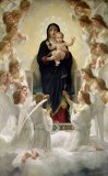 William Adolphe Bouguereau - The Virgin with Angels painting