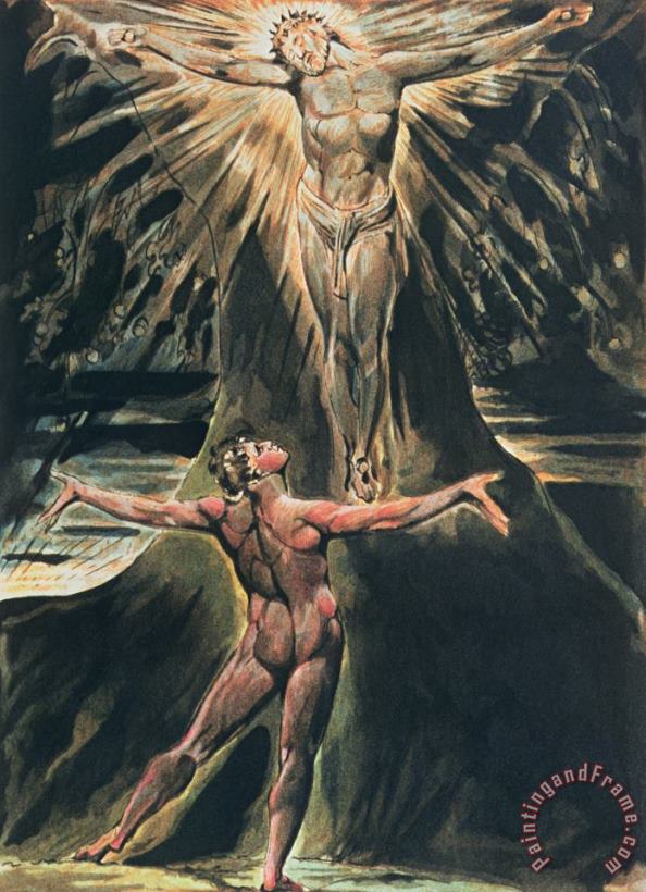 Jerusalem The Emanation of the Giant Albion painting - William Blake Jerusalem The Emanation of the Giant Albion Art Print