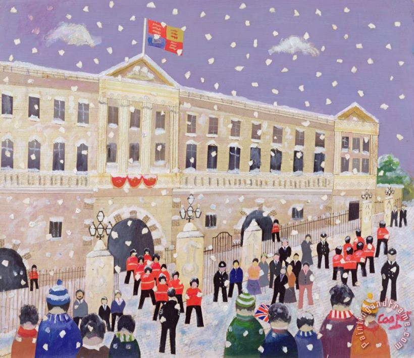 Snow At Buckingham Palace painting - William Cooper Snow At Buckingham Palace Art Print