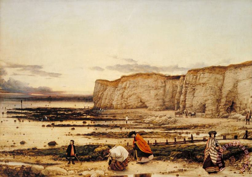 Pegwell Bay, Kent painting - William Dyce Pegwell Bay, Kent Art Print