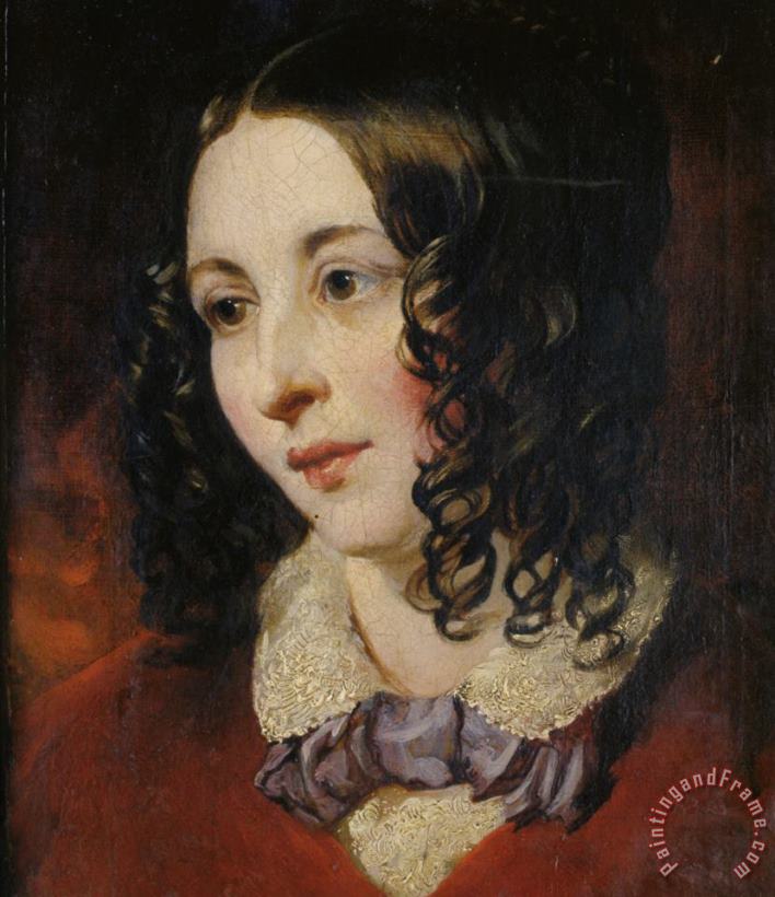 William Etty Portrait of Miss Eliza Cook Art Print