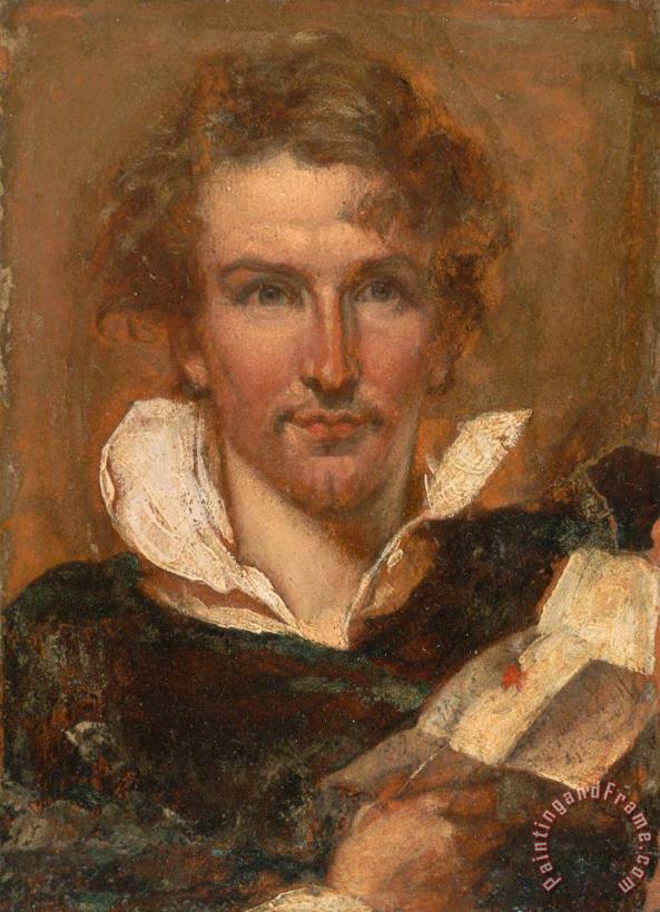 Self Portrait painting - William Etty Self Portrait Art Print
