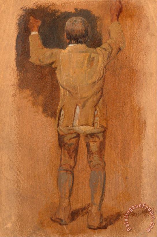 Study of a Groom, Seen From Behind painting - William Havell Study of a Groom, Seen From Behind Art Print