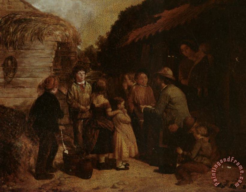 William Hemsley Gathering Round Art Painting