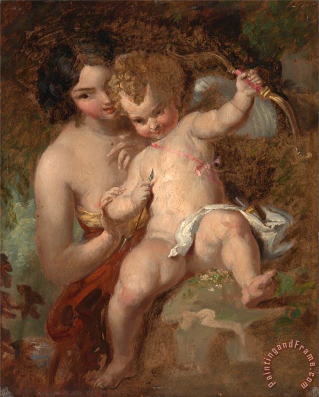 Cupid Armed painting - William Hilton Cupid Armed Art Print