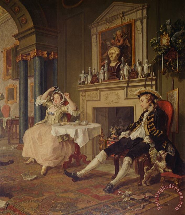 Marriage a la Mode II The Tete a Tete painting - William Hogarth Marriage a la Mode II The Tete a Tete Art Print