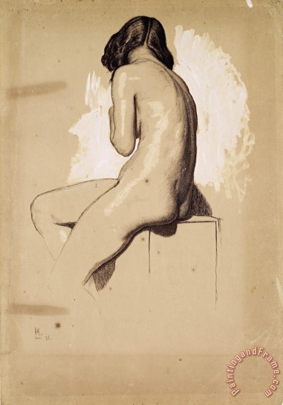 William Holman Hunt Female Nude Art Print