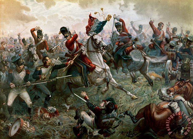 William Holmes Sullivan Battle of Waterloo Art Painting
