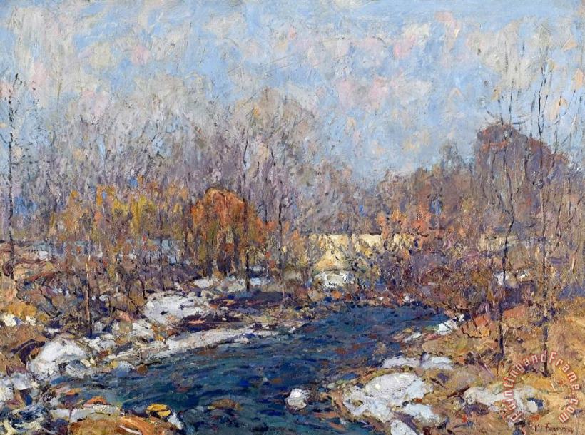 William J. Forsyth The Bridge (garfield Park) Art Painting