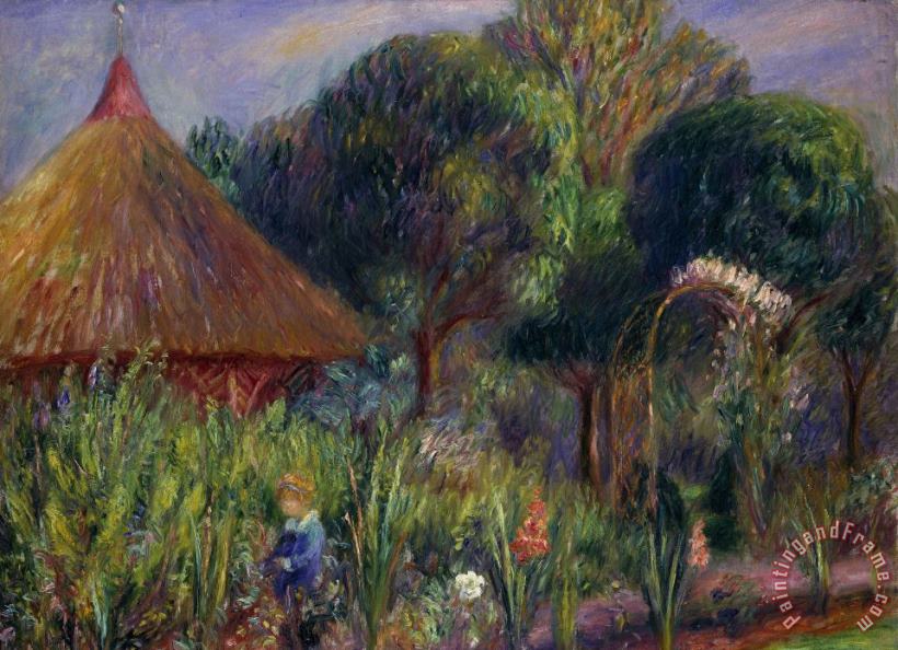 William James Glackens Lenna By A Summer House Art Painting