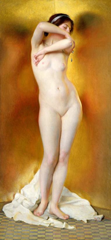Glow of Gold Gleam of Pearl painting - William McGregor Paxton Glow of Gold Gleam of Pearl Art Print