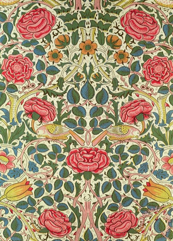 William Morris Rose Art Print