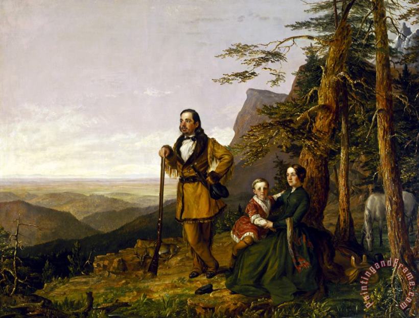 The Promised Land The Grayson Family painting - William Smith Jewett The Promised Land The Grayson Family Art Print