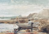 Winslow Homer - Boys on the Beach painting