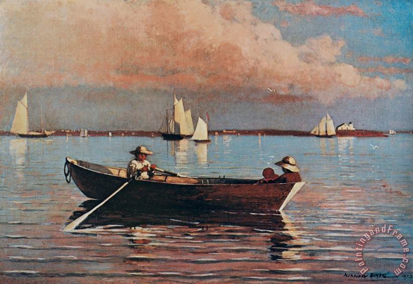 Gloucester Harbour painting - Winslow Homer Gloucester Harbour Art Print