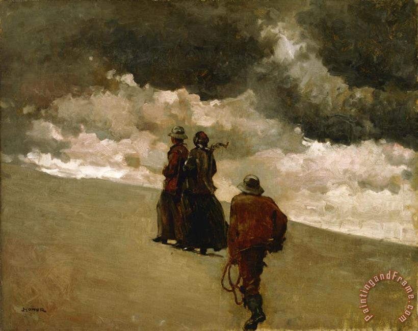 Winslow Homer To The Rescue Art Print