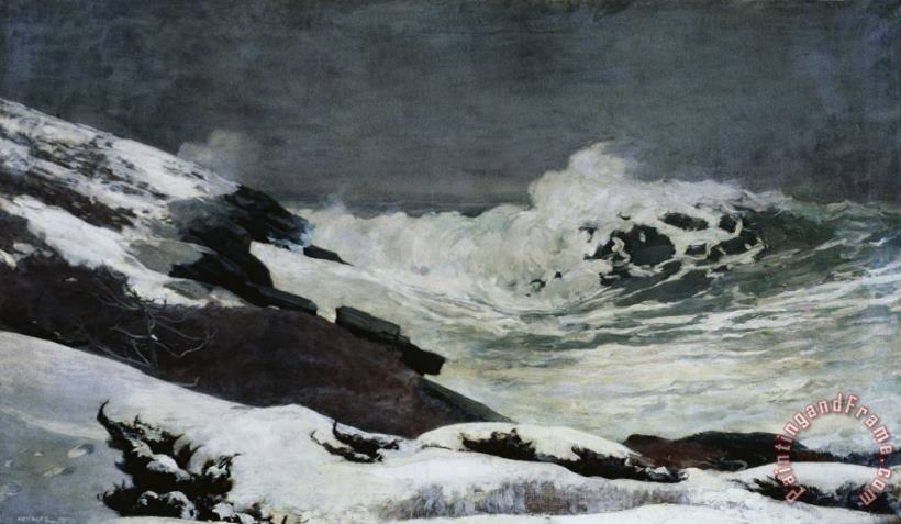 Winslow Homer Winter Coast Art Print