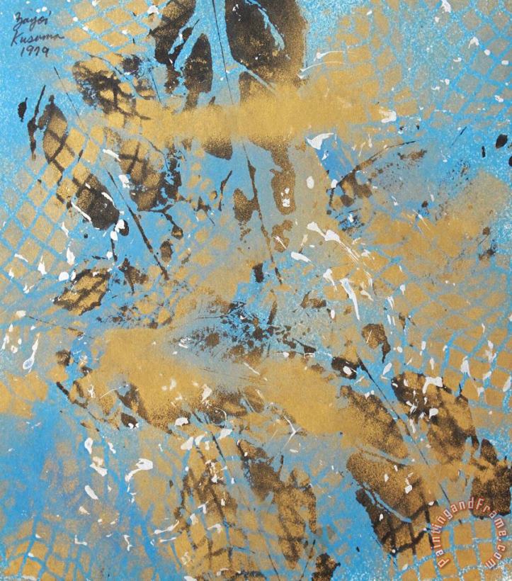 Yayoi Kusama Wind Over The Lake, 1979 Art Painting