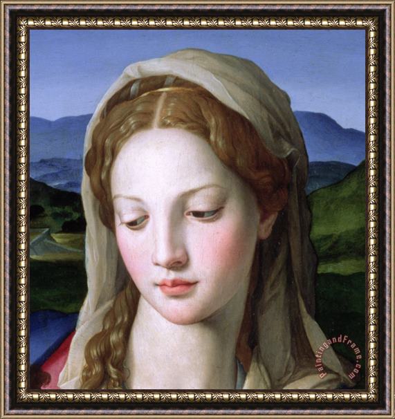 Agnolo Bronzino Mary Framed Painting