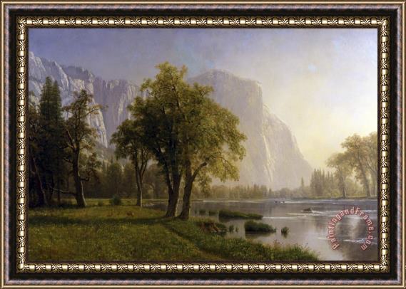 Albert Bierstadt El Capitan, Yosemite Valley, California Framed Print