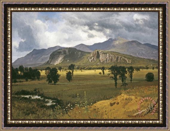 Albert Bierstadt Moat Mountain, Intervale, New Hampshire Framed Painting