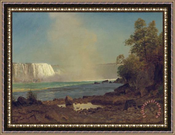 Albert Bierstadt Niagara Falls Framed Print