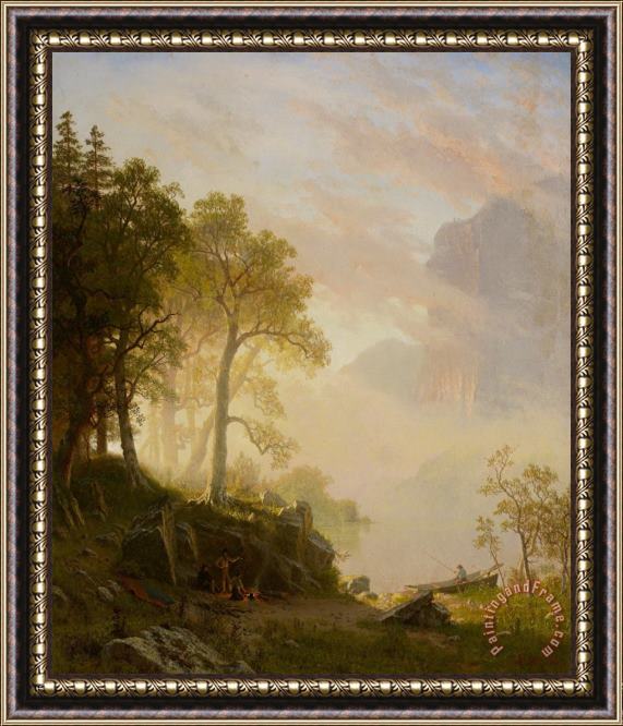 Albert Bierstadt The Merced River In Yosemite Framed Painting