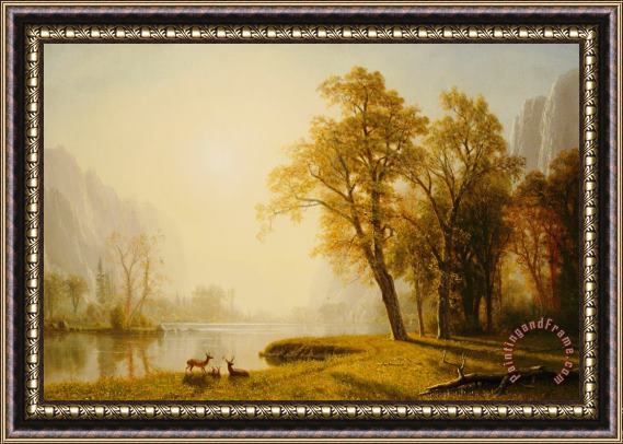 Albert Bierstadt Yosemite Valley Framed Painting