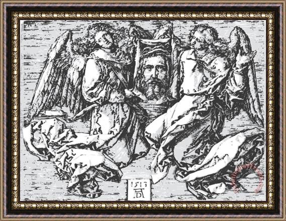 Albrecht Durer Durer Etching St Veronica's Veil Framed Print