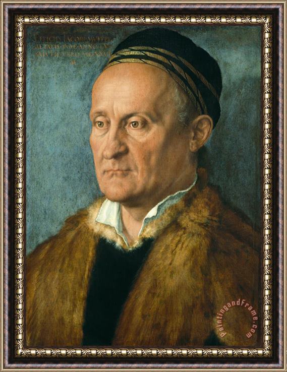 Albrecht Durer Portrait Of Jakob Muffel Framed Print
